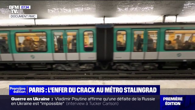 Paris: la station de métro Stalingrad, point de rencontre des dealers et des consommateurs de crack