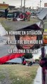 En la colonia Tetlán de Guadalajara, un hombre en situación de calle fue prendido en fuego tras una discusión con otro hombre #TuNotiReel