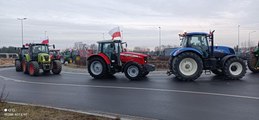 Protest rolników w Toruniu