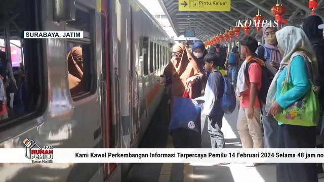 Libur Panjang, Daop 8 Surabaya Sebut Peningkatan Jumlah Penumpang Kereta Capai 40 Persen!