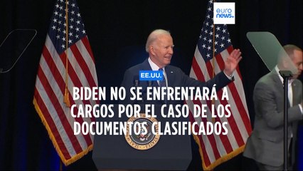 Biden quedaría sin cargos penales aunque compartió datos confidenciales deliberadamente