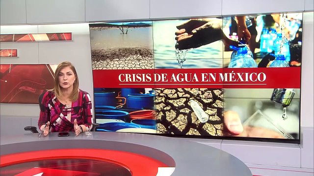 Conagua alerta por niveles bajos en presas de agua en el país. Magda González, 08 de febrero 2024