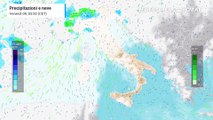 Sabato torna la pioggia, neve sulle Alpi