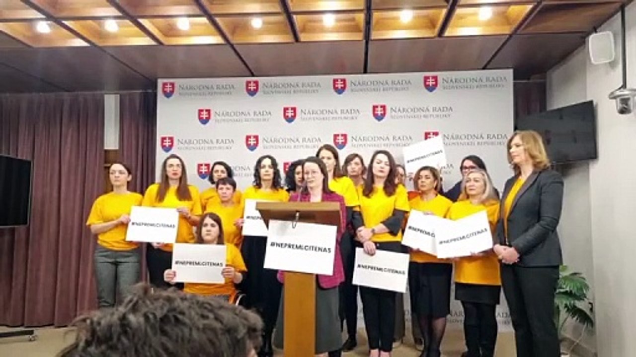 ZÁZNAM: Prijatie novely Trestného zákona pošliapalo práva žien, tvrdí opozícia