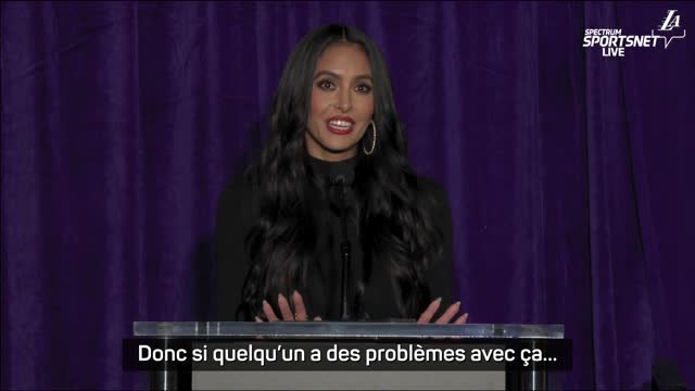 Lakers - Vanessa Bryant : Si quelqu'un a des problèmes avec ça... Tant pis !