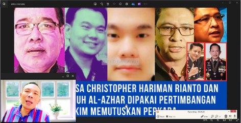 BUKTI REKAYASA SEDOTAN CHRISTOPHER RIANTO DIJADIKAN PERTIMBANGAN HAKIM PARTAHI TULUS HUTAPEA DKK