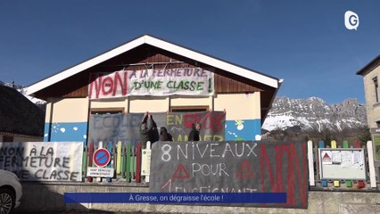 Reportage - À Gresse, on dégraisse l'école !