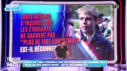 Louis Boyard s’insurge que les étudiants ne gagnent pas "plus de 1102 €/mois" : est-il déconnecté ?