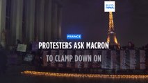 Activists denounce 900 femicides under Macron presidency in Paris protest