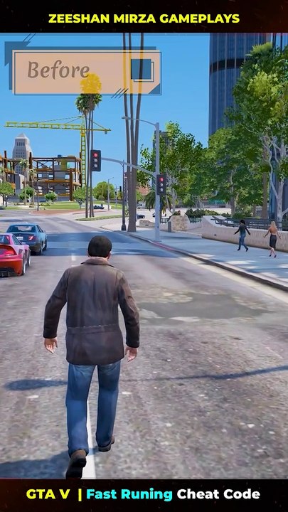 GTA 5 Cheat Code | Fast Running | Zeeshan Mirza Gameplays ( ZMG ) #gtav #gta5