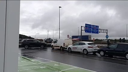 Concentración de agricultores en el Nudo Landa