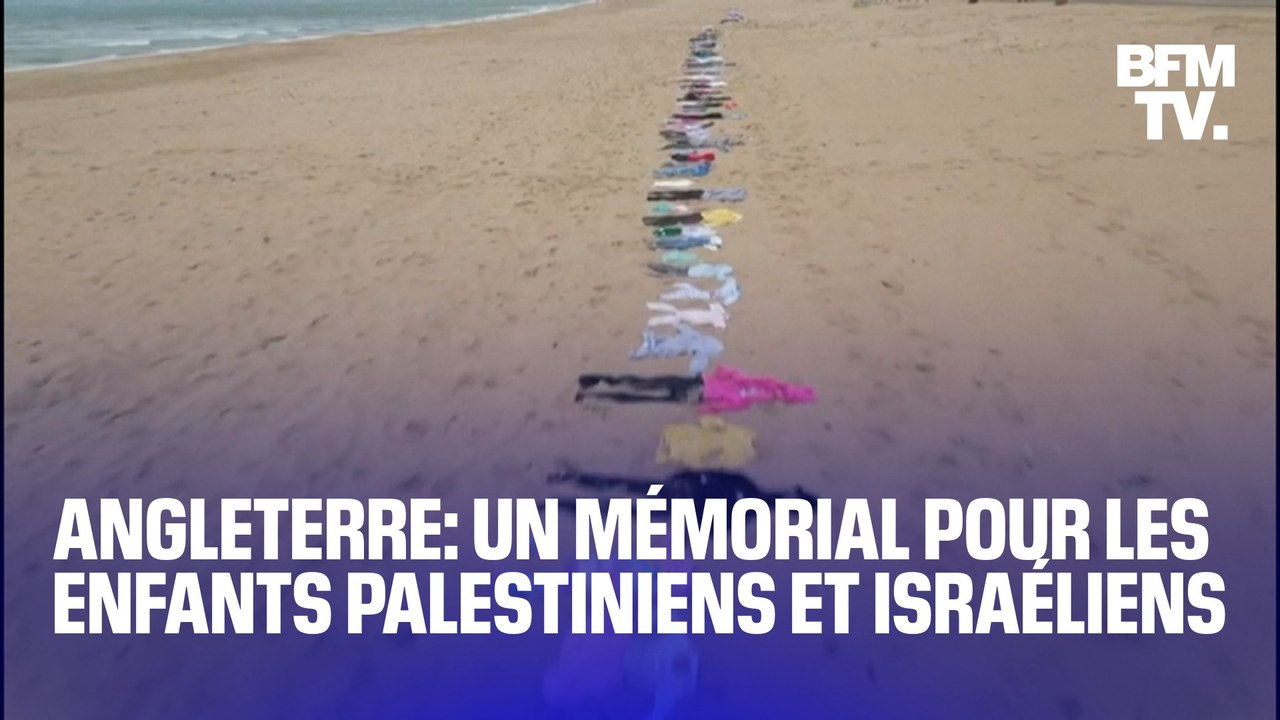 Royaume-Uni: plus de 11.000 vêtements disposés sur 5km en mémoire aux enfants palestiniens et israéliens tués depuis le 7 octobre