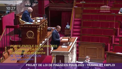 Discours en hémicycle de Dominique Da Silva | Projet de Loi de Finances 2022