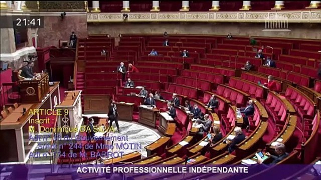 Allocation travailleurs indépendants : l'intervention de Dominique Da Silva à l'Assemblée nationale