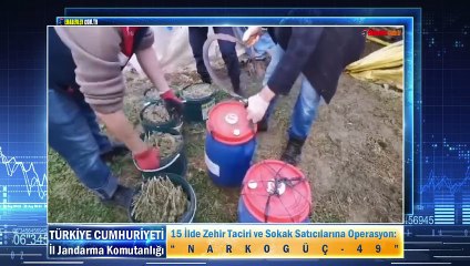 15 İlde Zehir Taciri ve Sokak Satıcılarına Operasyon: “NARKOGÜÇ-49”