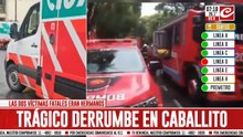Derrumbe en Caballito: murieron dos personas y rescataron a 15