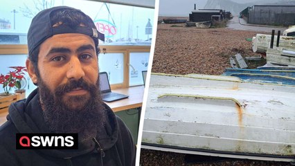 Syrian asylum seeker sleeping under boat on Kent beach warns others: "Don't come to the UK - the system is broken"