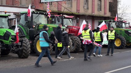 Protest rolników w Grudziądzu i regionie