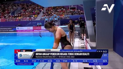Jurang kualiti jadi perbezaan penerjun negara di Kejohanan Akuatik Dunia 2024