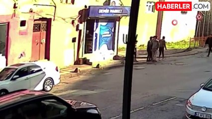 Kağıthane'de korku dolu anlar kamerada: Tekel bayi önüne patlayıcı atıp kaçtılar