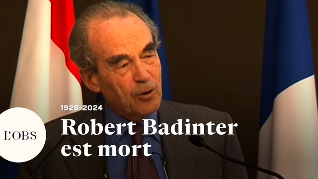 Robert Badinter, figure des années Mitterrand, est mort à 95 ans