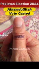 Pakistan Election 2024 Vote Casted
