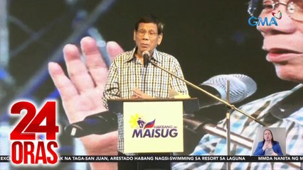 24 Oras Part 2: FPRRD, papalag daw sa ICC; suplay ng bigas ngayong El Niño; Brgy. Masara nasa Phl Fault Line; CNY sa Binondo, atbp.