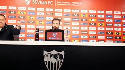 Quique Sánchez Flores analiza el partido ante el Atlético de Madrid