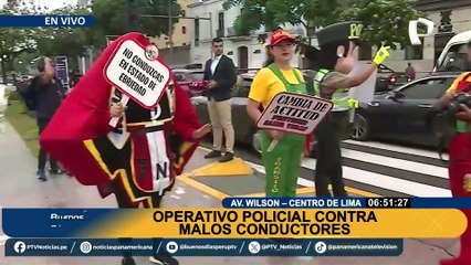 Avenida Wilson: realizan campaña de sensibilización para conductores y peatones en Cercado de Lima