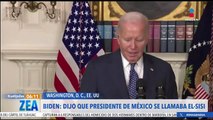 Joe Biden confunde a López Obrador con el presidente de Egipto