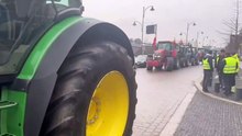 Protest rolników w województwie pomorskim