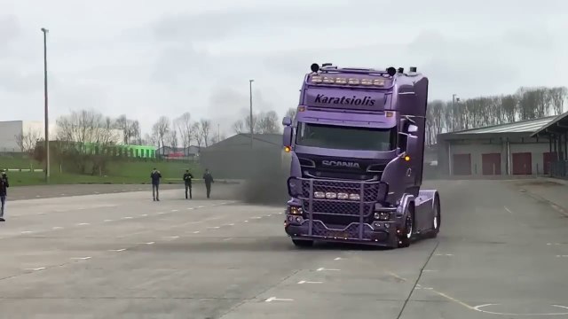 Brutal SOUND (Acceleration) Scania R V8 Power SUPER (Purple Edition) Old Generation