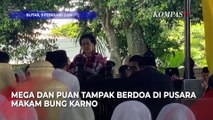 Begini Ekspresi Megawati saat Kedua Kali ke Makam Bung Karno Jelang Pemungutan Suara