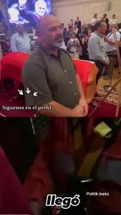 Parte de los mineros despidiendo a Sebastian Piñera