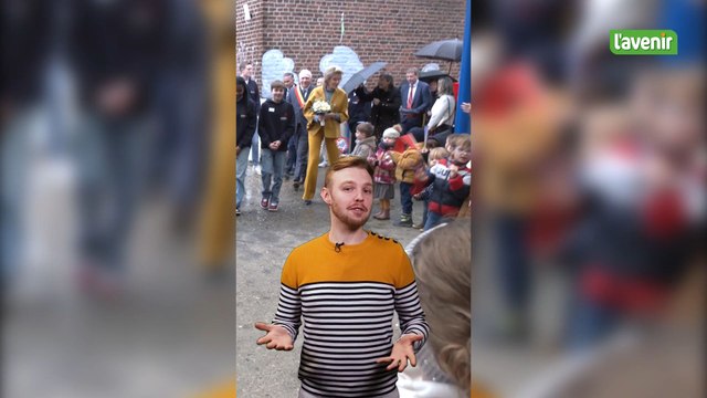 La minute locale royale : visite de la reine Mathilde à Villers-la-Ville