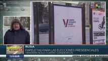 Rusia aprueba cuatro candidatos para elecciones presidenciales