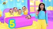 Five Little Monkeys Jumping on the Bed -Hey Tenny- ver.- Songs for Kids -heytenny