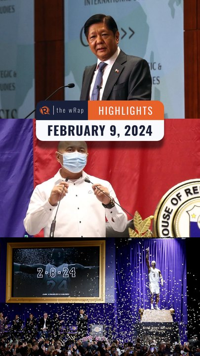 Rappler's highlights: Marcos on charter change, Arnie Teves, Kobe Bryant | The wRap | February 9, 2024