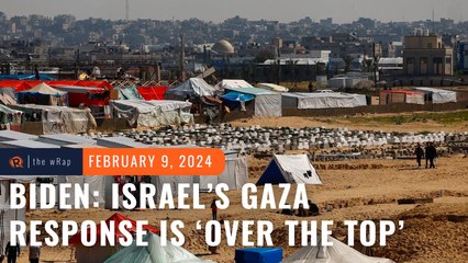 Biden says Israel’s response in Gaza ‘over the top,’ seeks pause in fighting