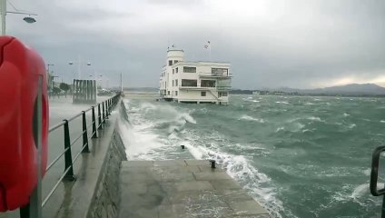 La borrasca Karlotta golpea en Cantabria