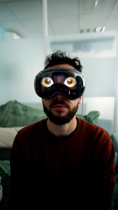 Ce ne sont pas vos vrais yeux dans l'Apple Vision Pro