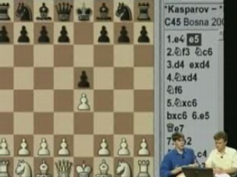Kasparov - Bacrot, Sarajevo 2000
