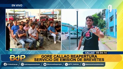 ¡Atención, conductores! Gore Callao reapertura servicio de emisión de brevetes