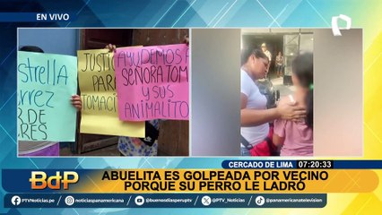 ¡Indignante! Abuelita es brutalmente golpeada por vecino porque su perro le ladró