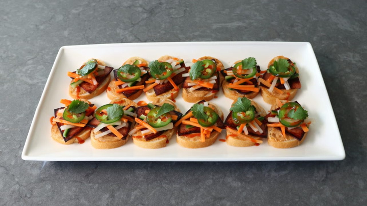 How to Make Chef John's Fried Bologna Banh Mi Bites