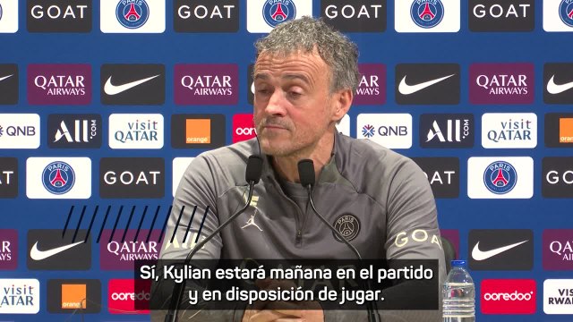 Luis Enrique: Mbappé jugará mañana