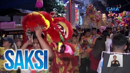 Masaganang food trip at iba't ibang gimik, tampok sa pagsalubong sa Chinese New Year sa Binondo | Saksi