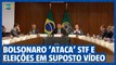 Bolsonaro ‘ataca’ STF e duvida das eleições presidenciais em suposto vídeo