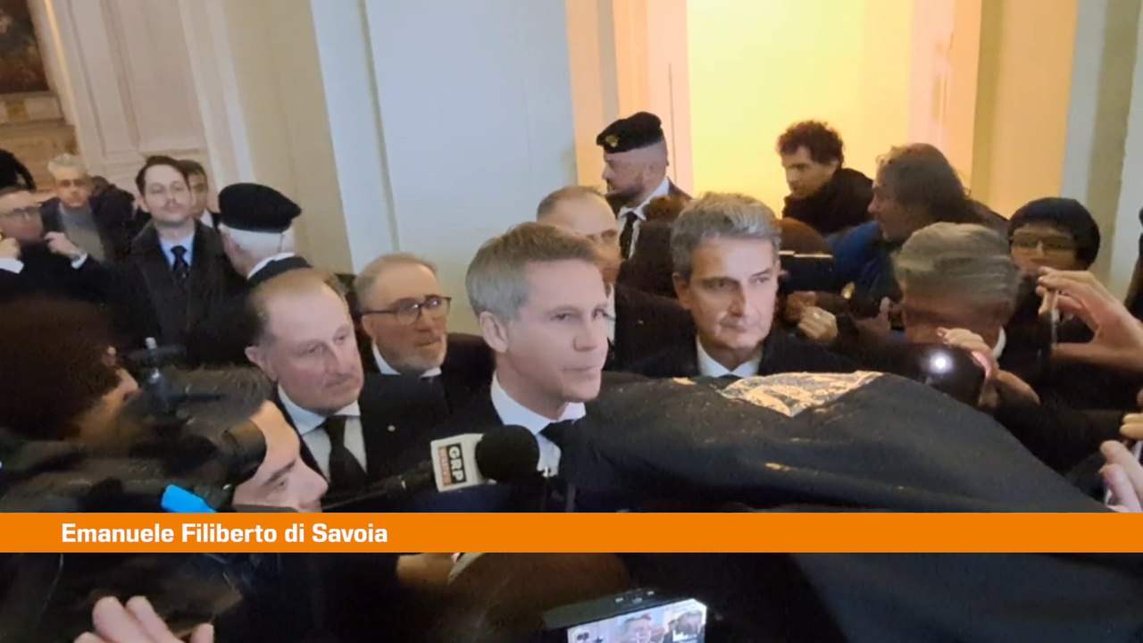 Emanuele Filiberto "Torino è la città che papà amava"