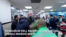 Evakuálni kell Rafah városából a civileket az izraeli invázió miatt